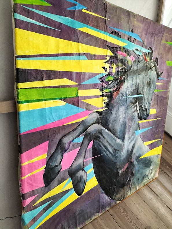 Pinstripe Horse Image 1