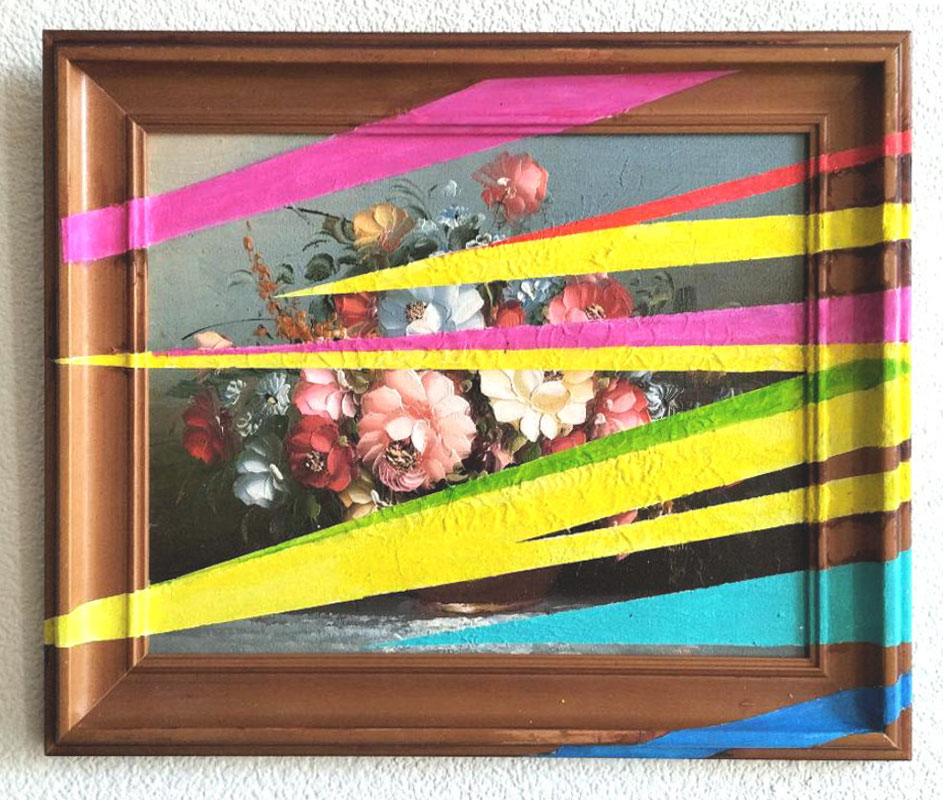 Pinstripe Floral 1 Image