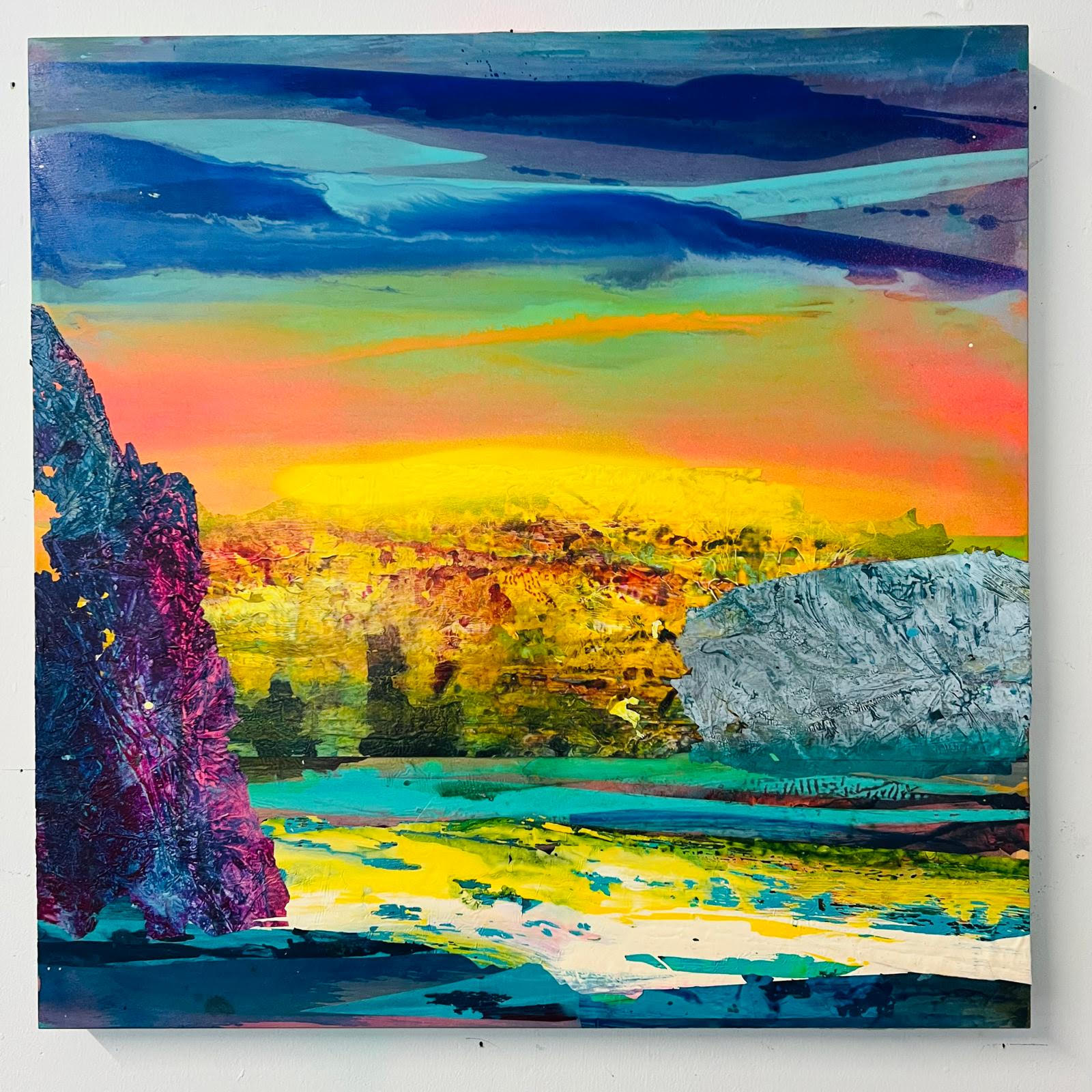 Abstract Painting Crete Image