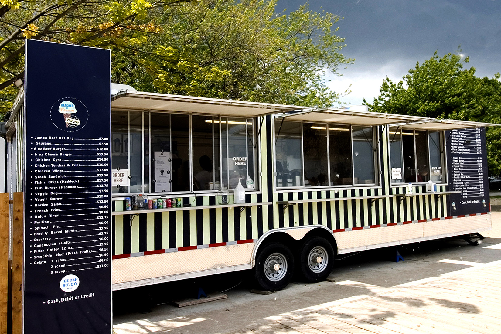 Food Truck side shot