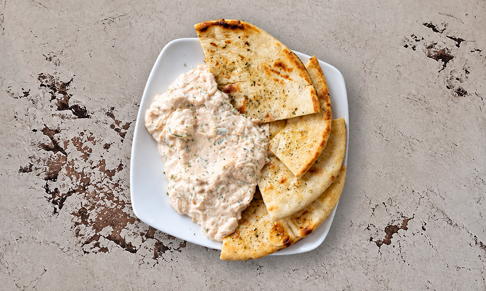 Sriracha Tzatziki Sith Warm Pita Image