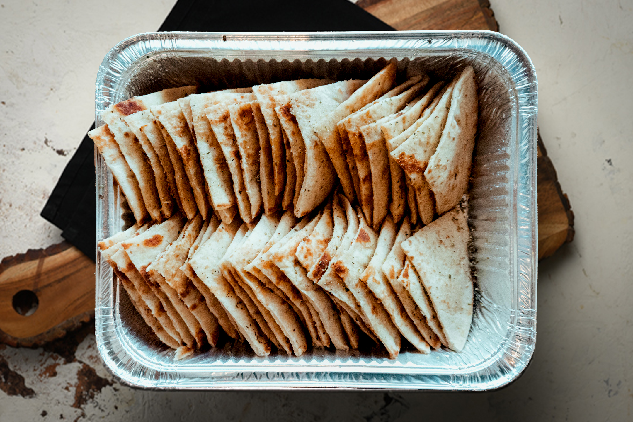 Pita Bread Tray Catering Image