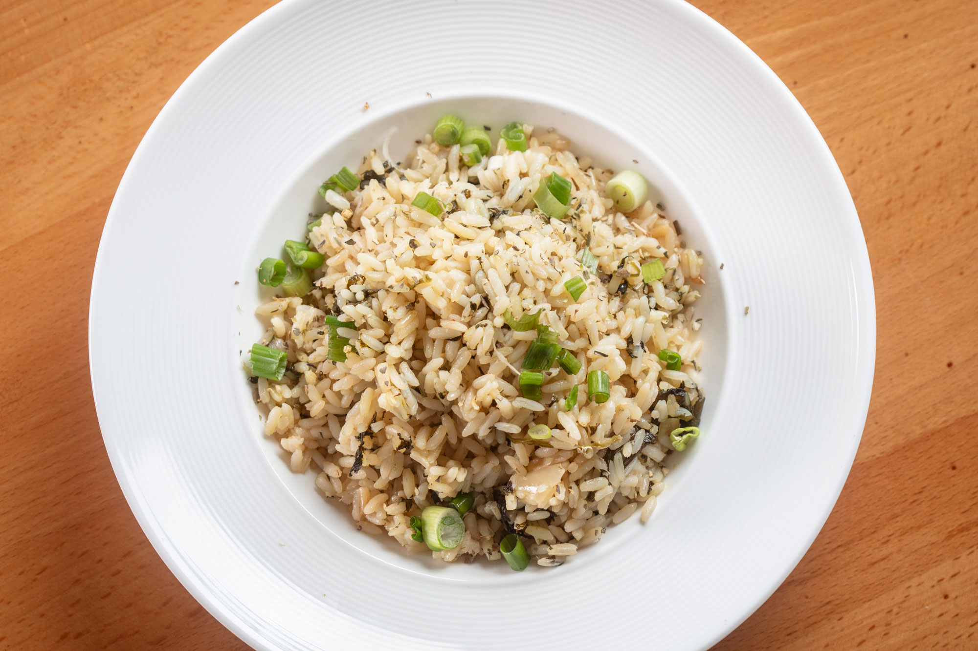 Spinach Rice from our Dinner Menu at ethos Greek Bistro