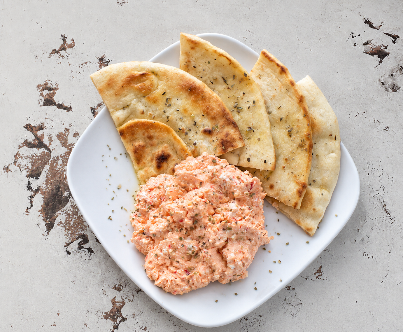 Zesty Creamy Feta with Warm Pita Image