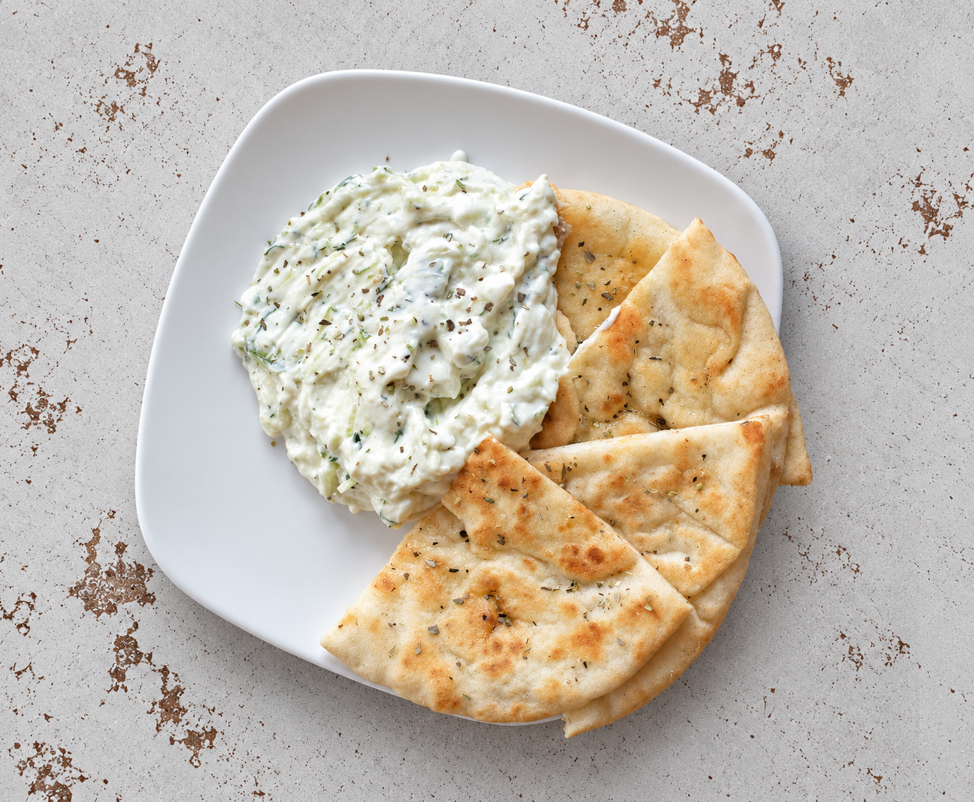 Tzatziki Served with Warm Pita Image