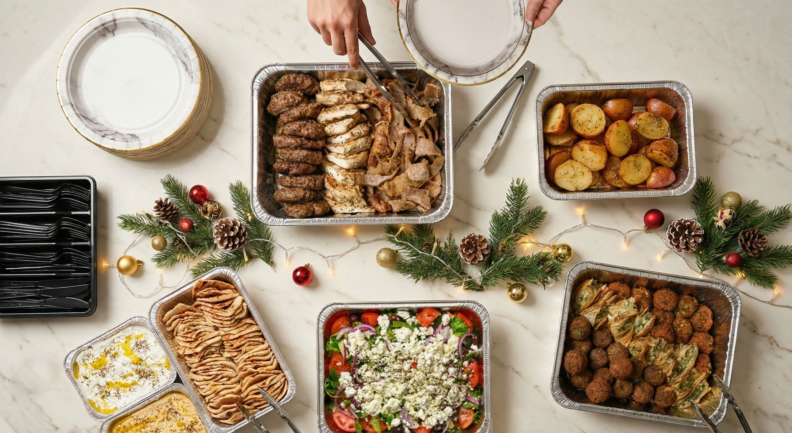 Ring in the New Year with Greek Inspired Catering