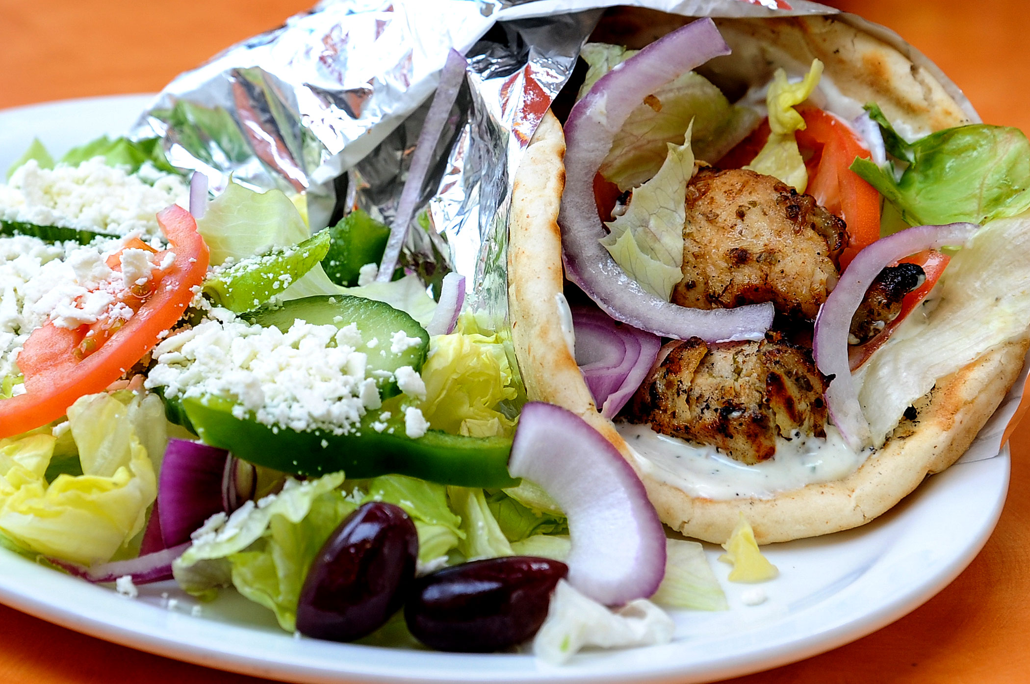 Chicken Souvlaki Pita