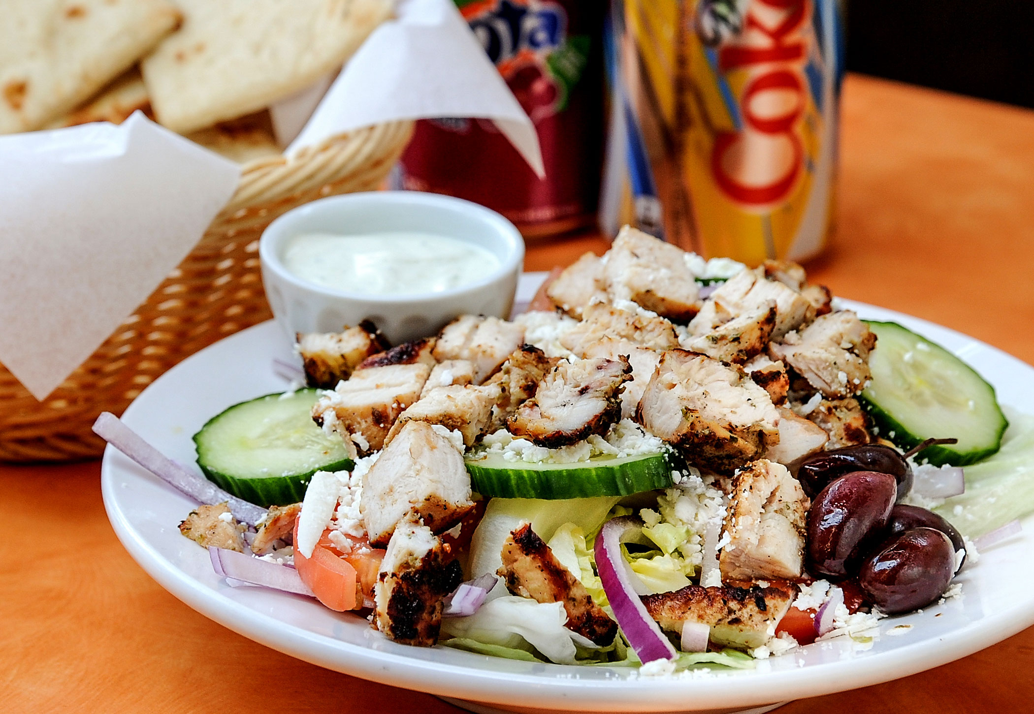 souvlaki-salad
