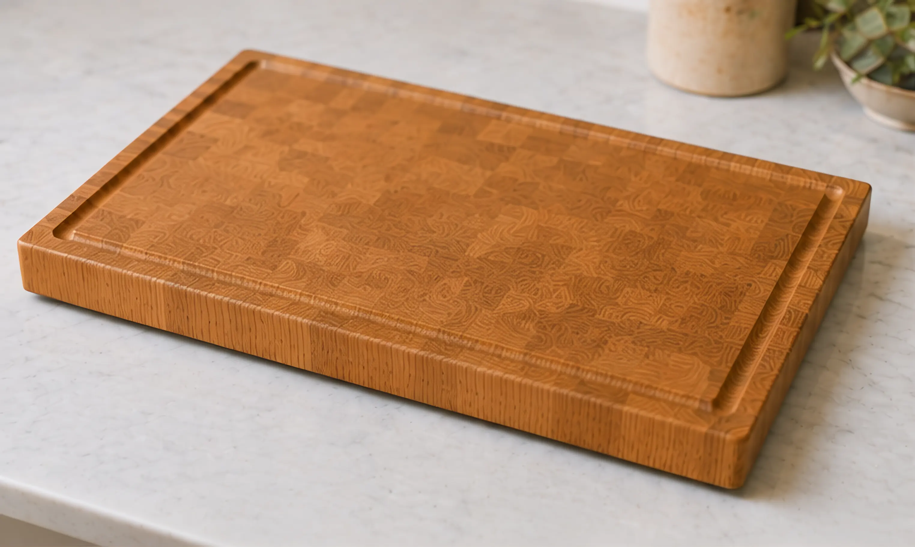 Oak Wood Cutting Board - 13" x 20" Image 1