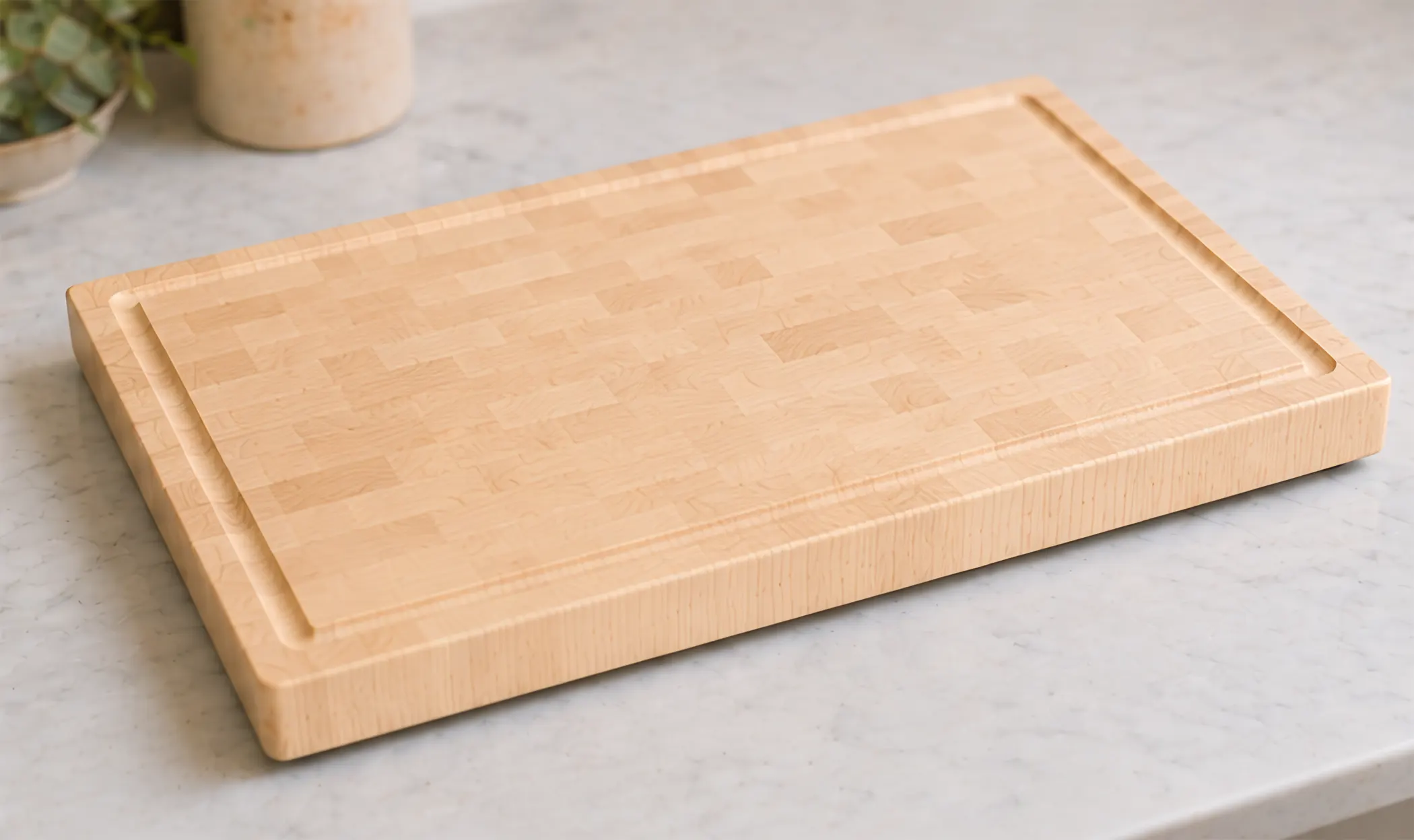 Maple Wood Cutting Board - 14" x 22" Image 1