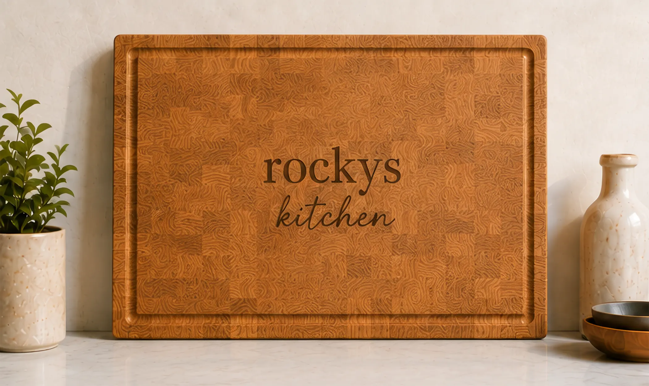 Image for Oak Wood Cutting Board - 10" x 13"