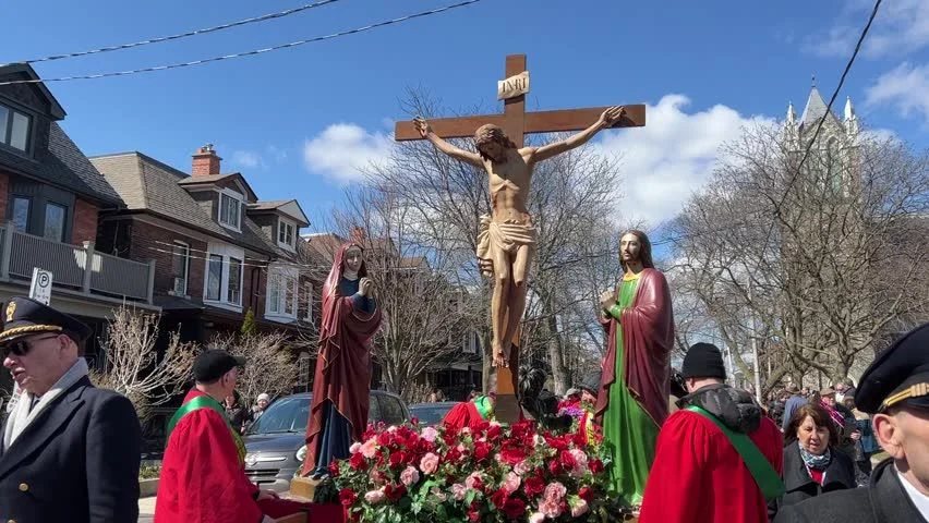 Good Friday Procession Parade on College Street