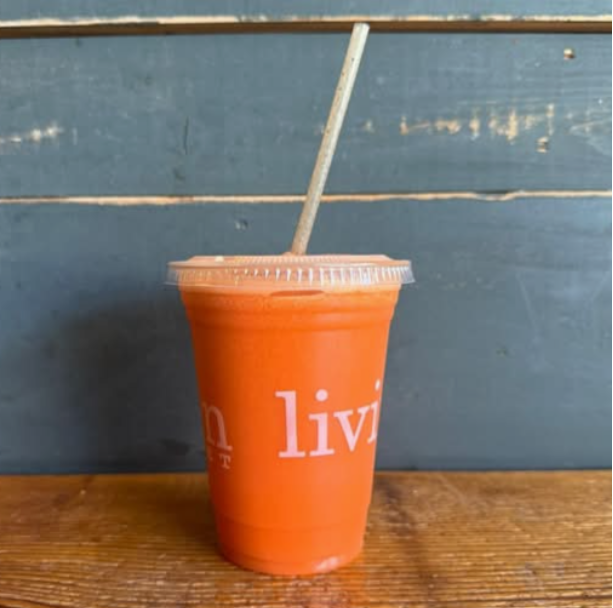 Eye of the Tiger Fresh Juice – Red Apple Ginger Carrot – Cold Pressed | Living Green Cafe Fort Lauderdale