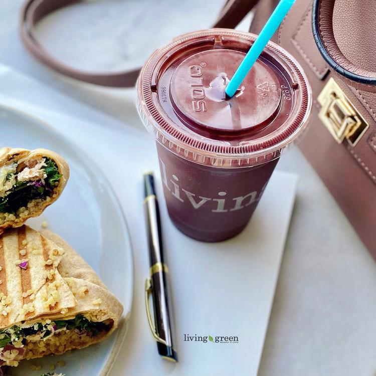 Juice with Spanakopita