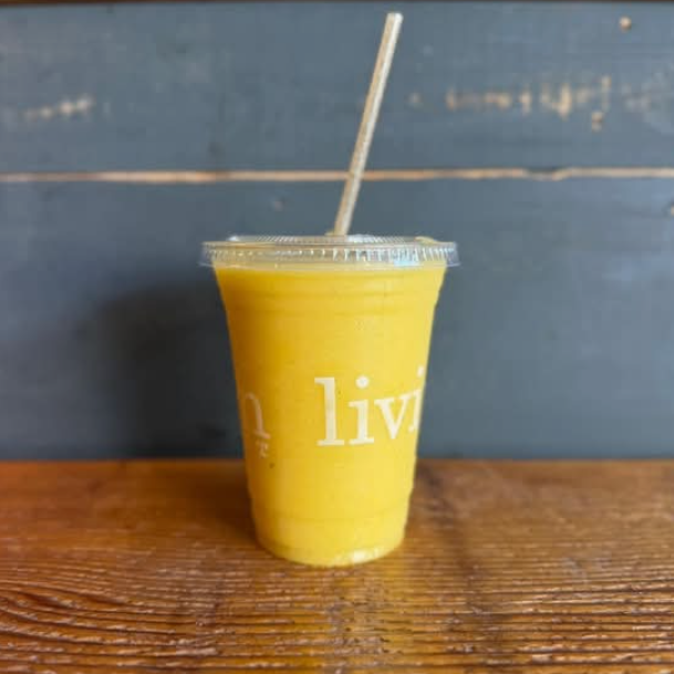 Summer Breeze Smoothie – Mango Pineapple Apple Mint – Vegan Gluten Free | Living Green Cafe Fort Lauderdale