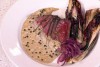 Tenderloin with green peppercorn sauce