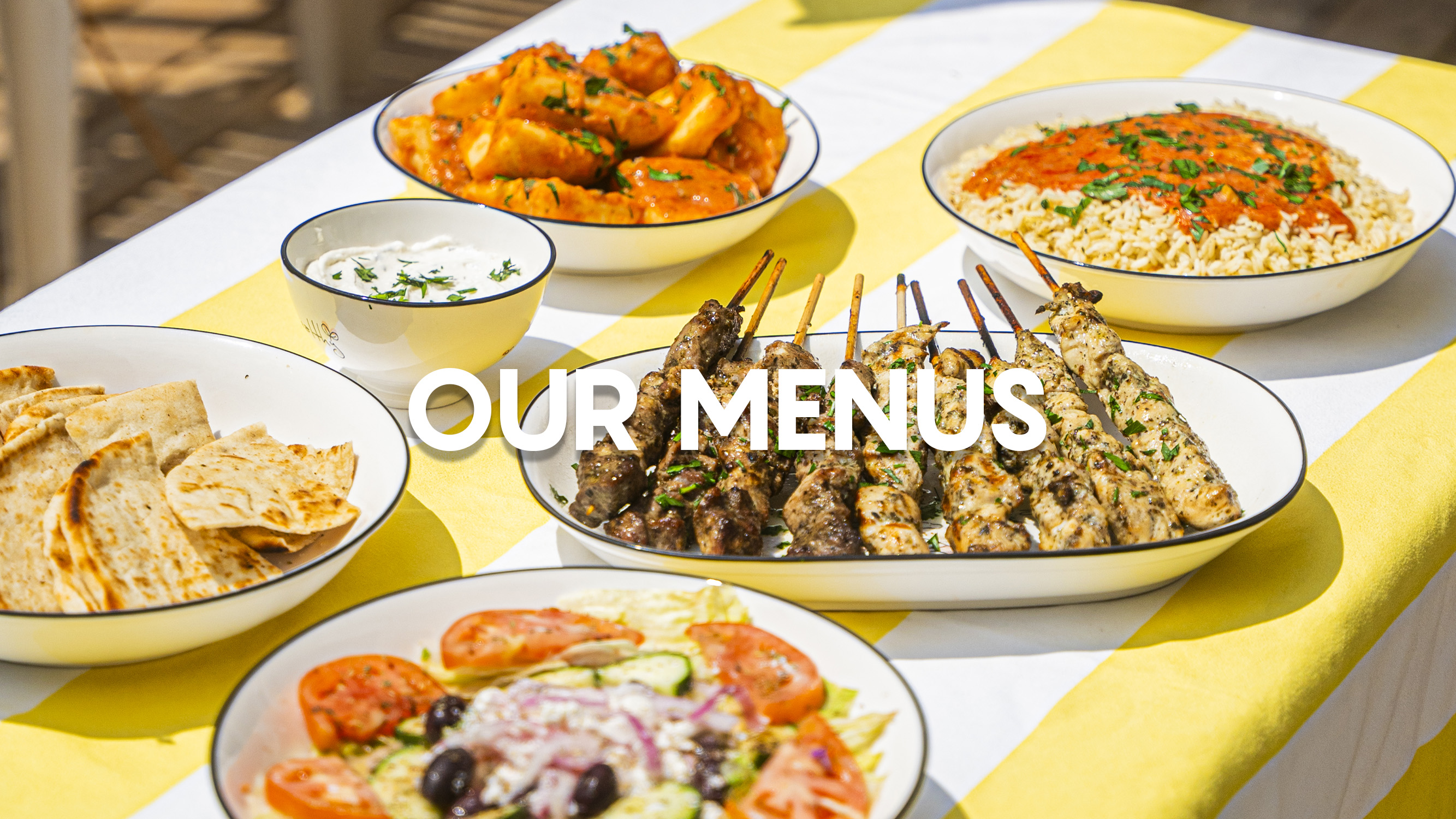 Our Menus