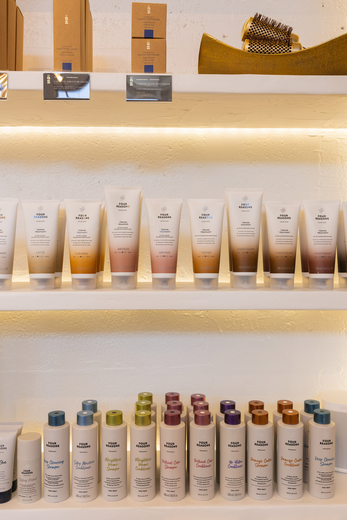 More products carried by the salon
