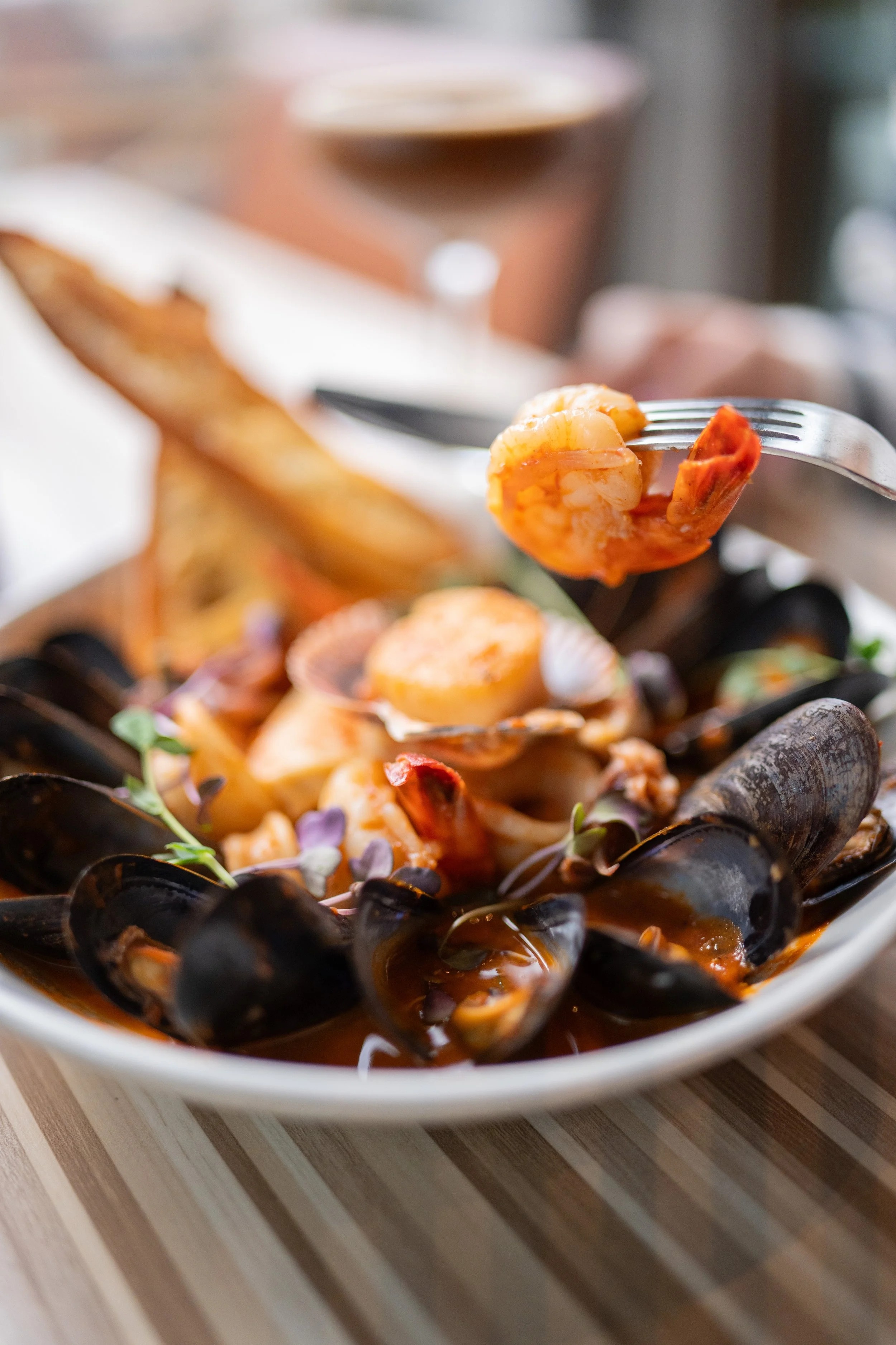 Shrimp and Mussels