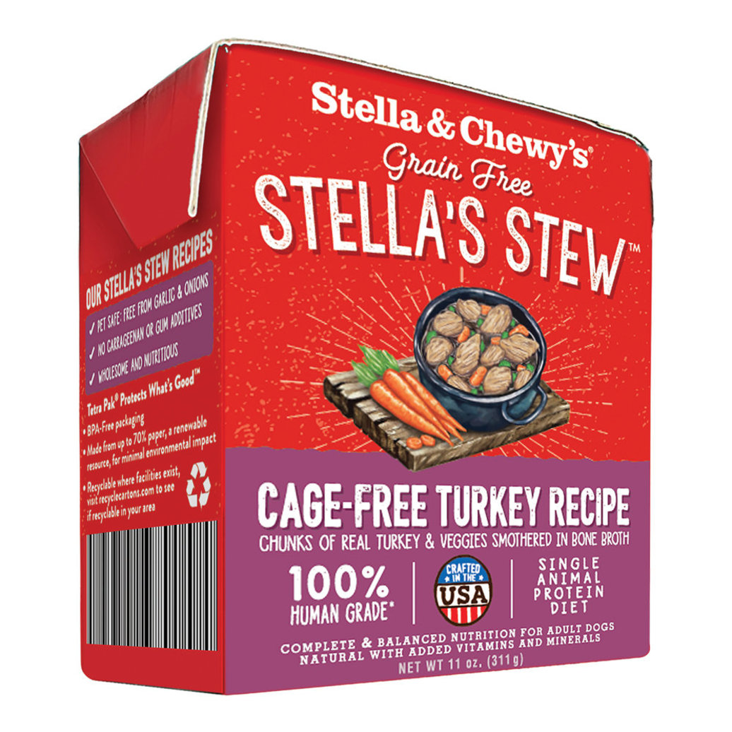 Stella's Stews Cage-Free Turkey Recipe Wet Dog Food Image