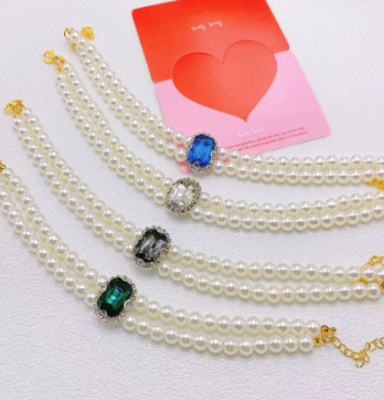  Royal Gemstone Pearl Necklace Image