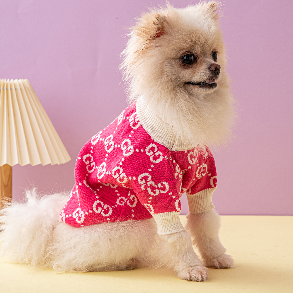 GG Pink & Beige Sweater  Image 1