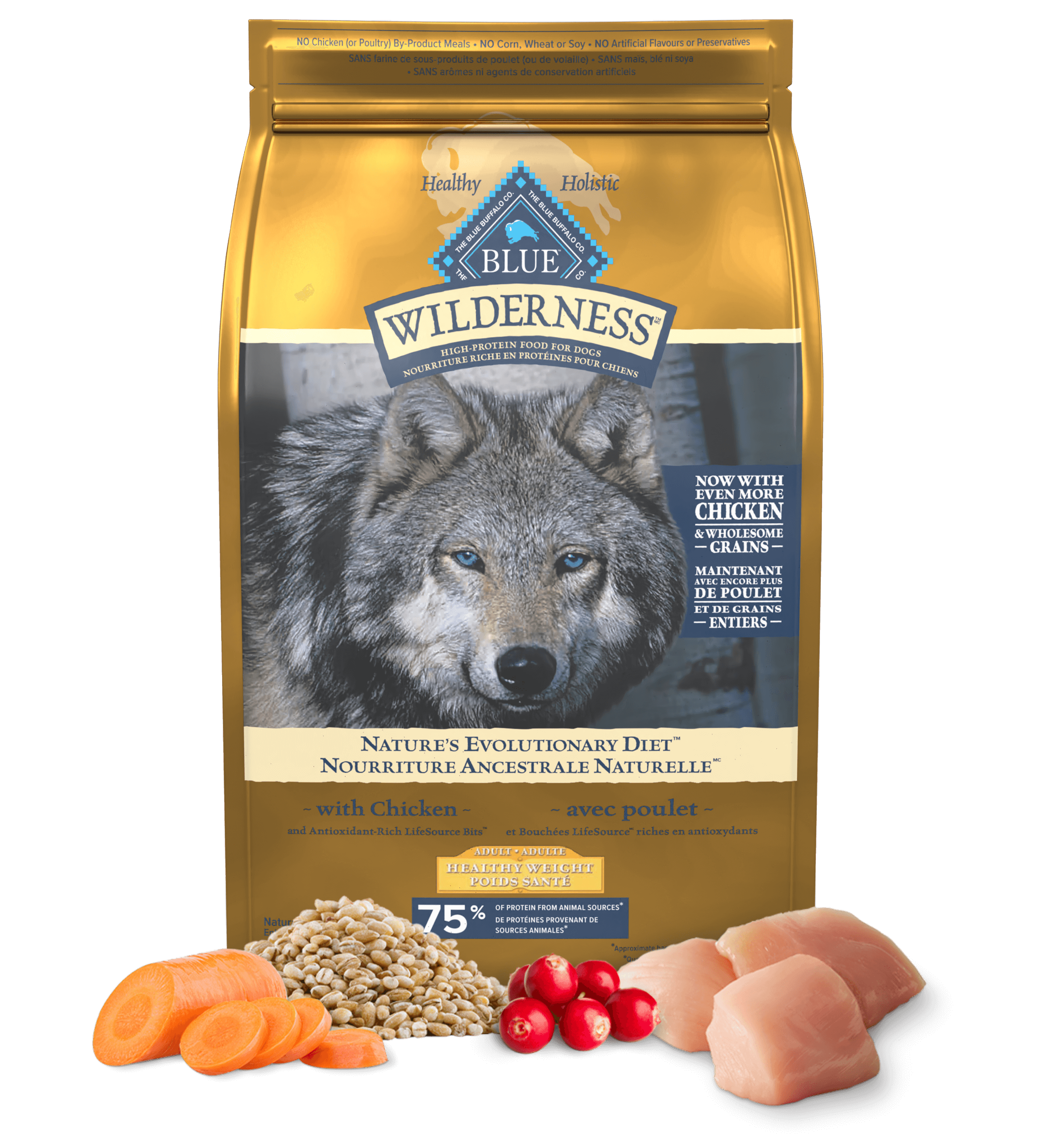 Wilderness Healthy Weight Adult Dog Chicken w / Grain Image