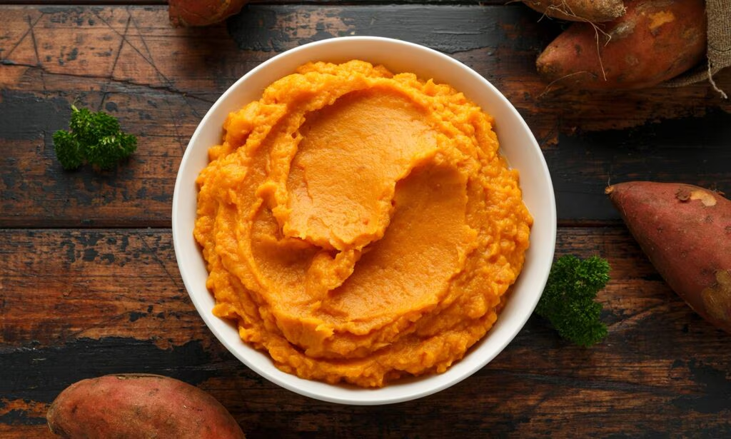 Mashed sweet potato Image