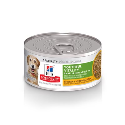 Senior Vitality Dog Small & Mini Chicken Vegetable Stew Image 0