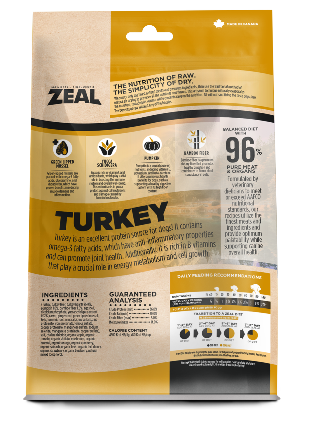 Gently Air-Dried Grain Free Turkey Recipe Image 1