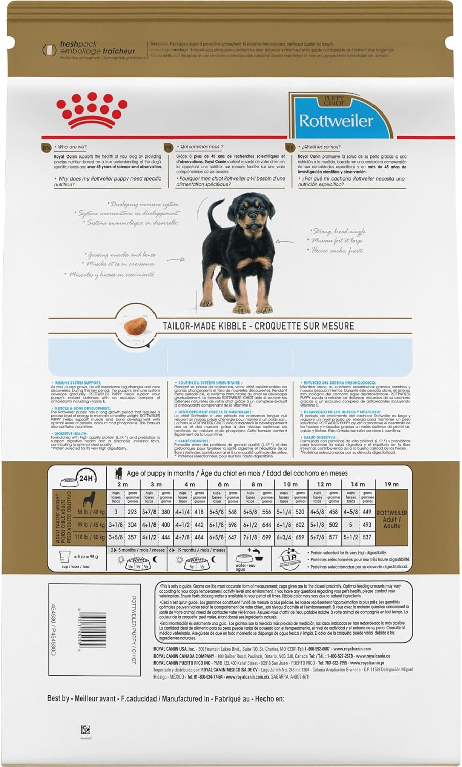 Rottweiler Puppy Dry Dog Food Image 1