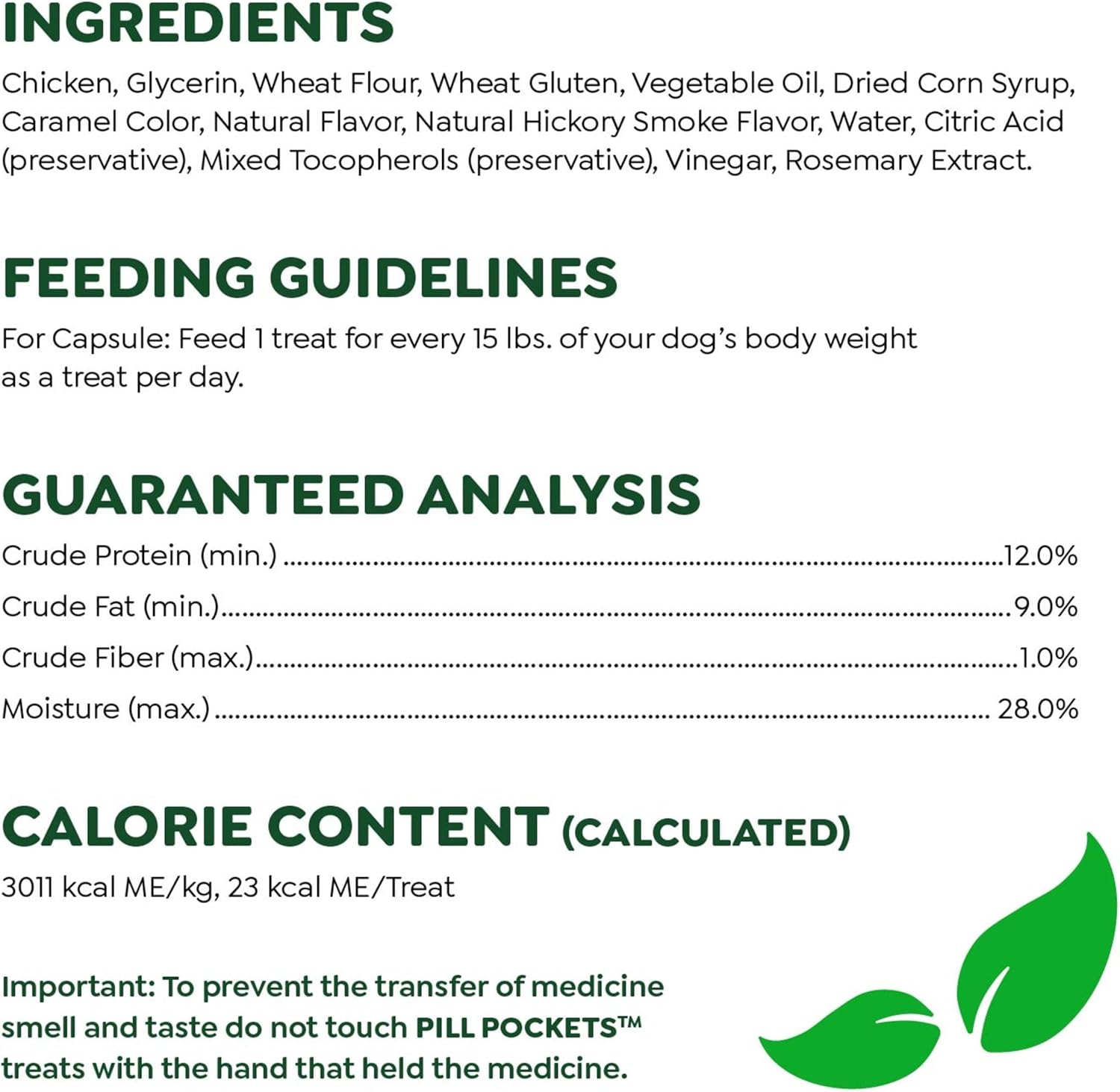 Greenies Dog Pill Pockets Capsule Size Image 1