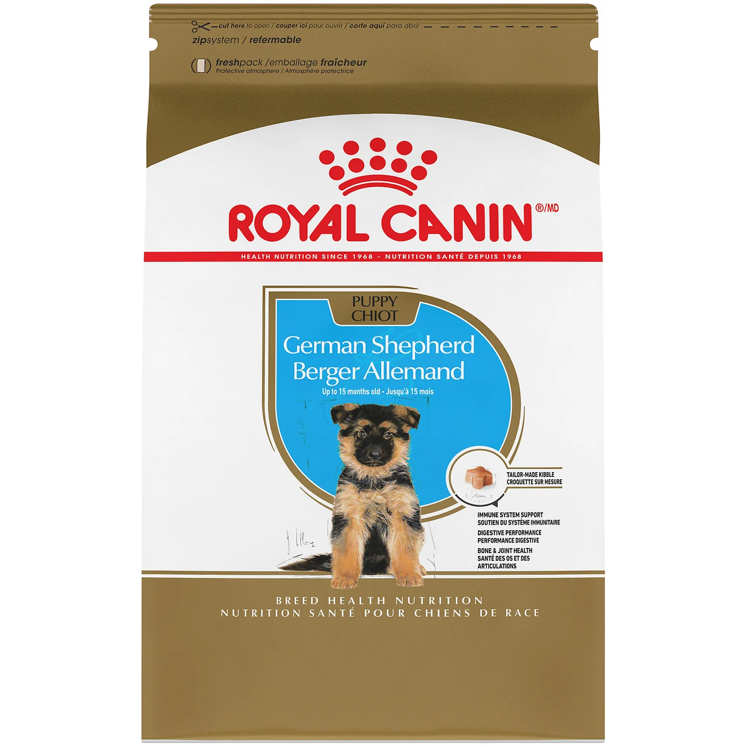 German Shepherd Puppy Dry Dog Food Image 0