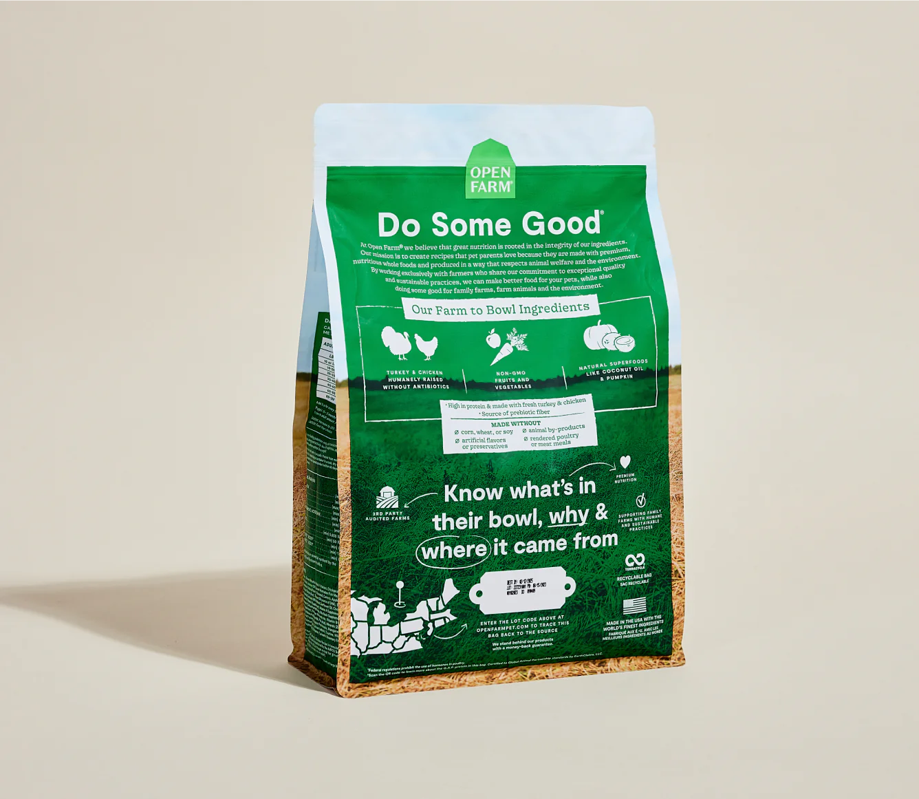 Homestead Turkey & Chicken Dry Dog Food Image 3