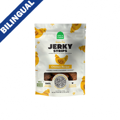 Grain Free Jerky Strips Chicken Recipe Dog Treat Image