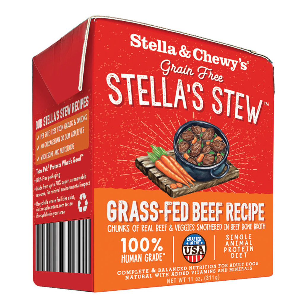 Stella's Stews Grass-Fed Beef Recipe Wet Dog Food Image