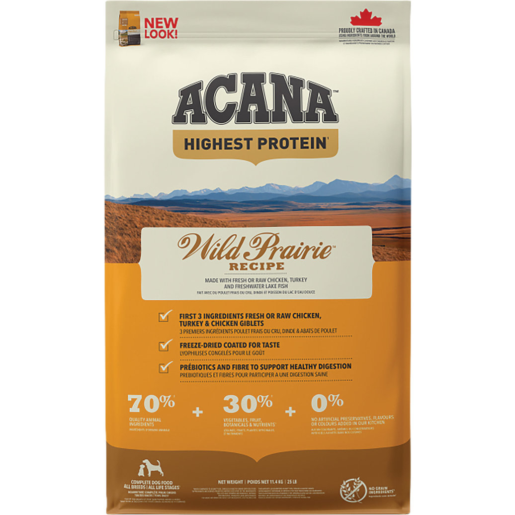 ACANA Highest Protein Wild Prairie Recipe Dog Food Image 0