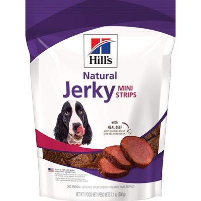 Natural Jerky Mini-Strips with Real Beef Dog Treats Image