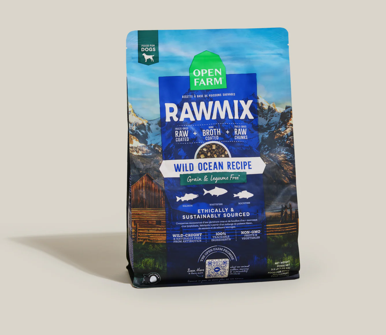 RawMix Wild Ocean Recipe Grain & Legume Free Dry Dog Food Image 0