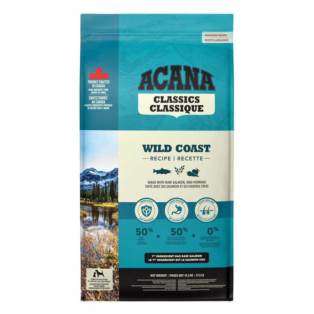 ACANA Classics Wild Coast Recipe Dog Food Image 0