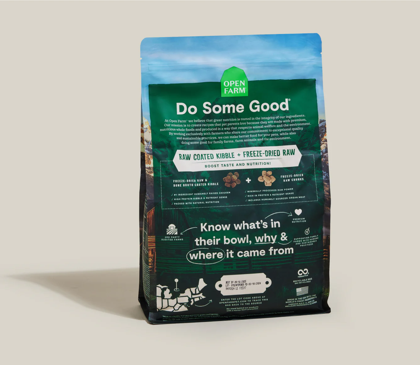 RawMix Open Prairie Recipe with Ancient Grains Dry Dog Food Image 3