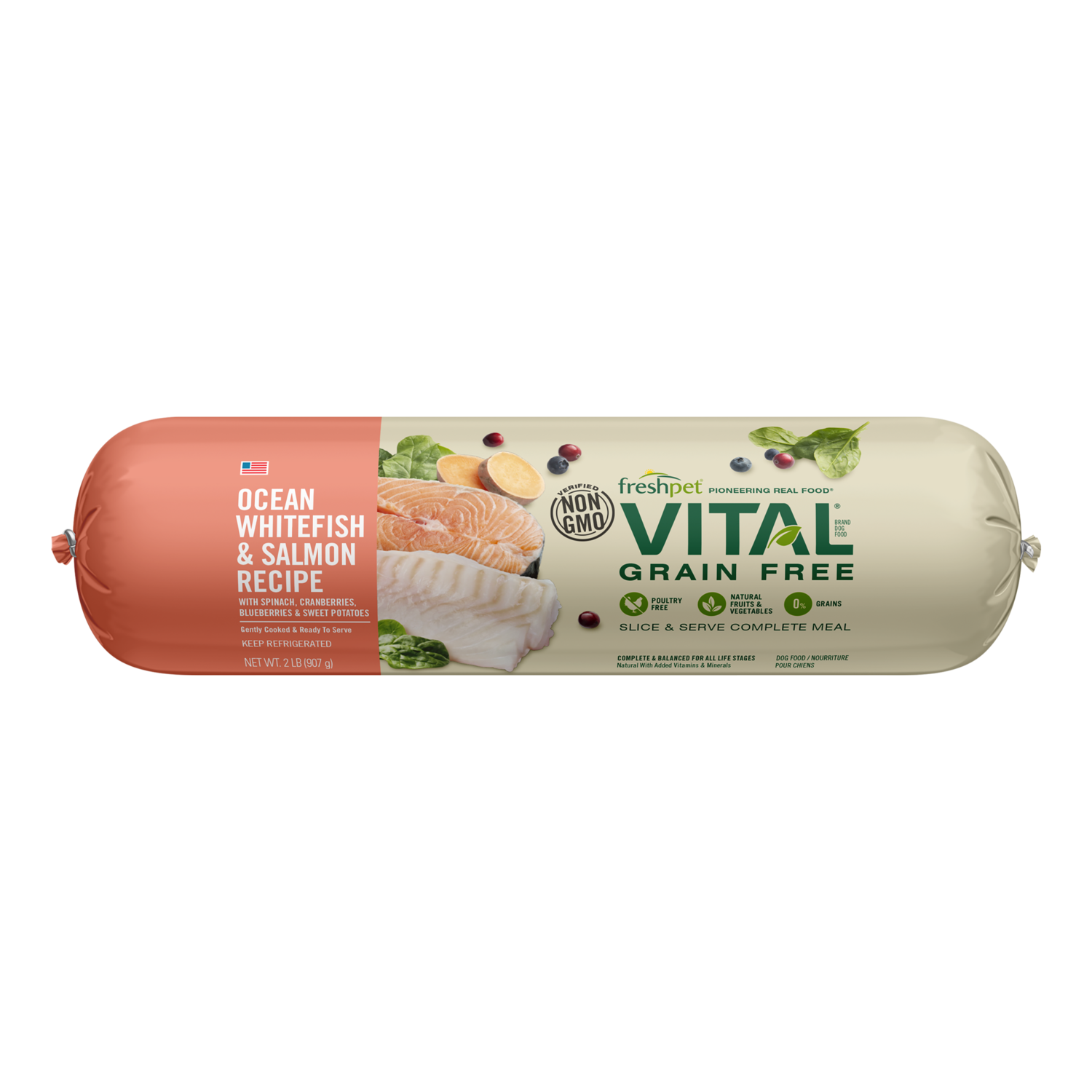 Grain Free Salmon with Vegetables Fresh Dog Food Image 0