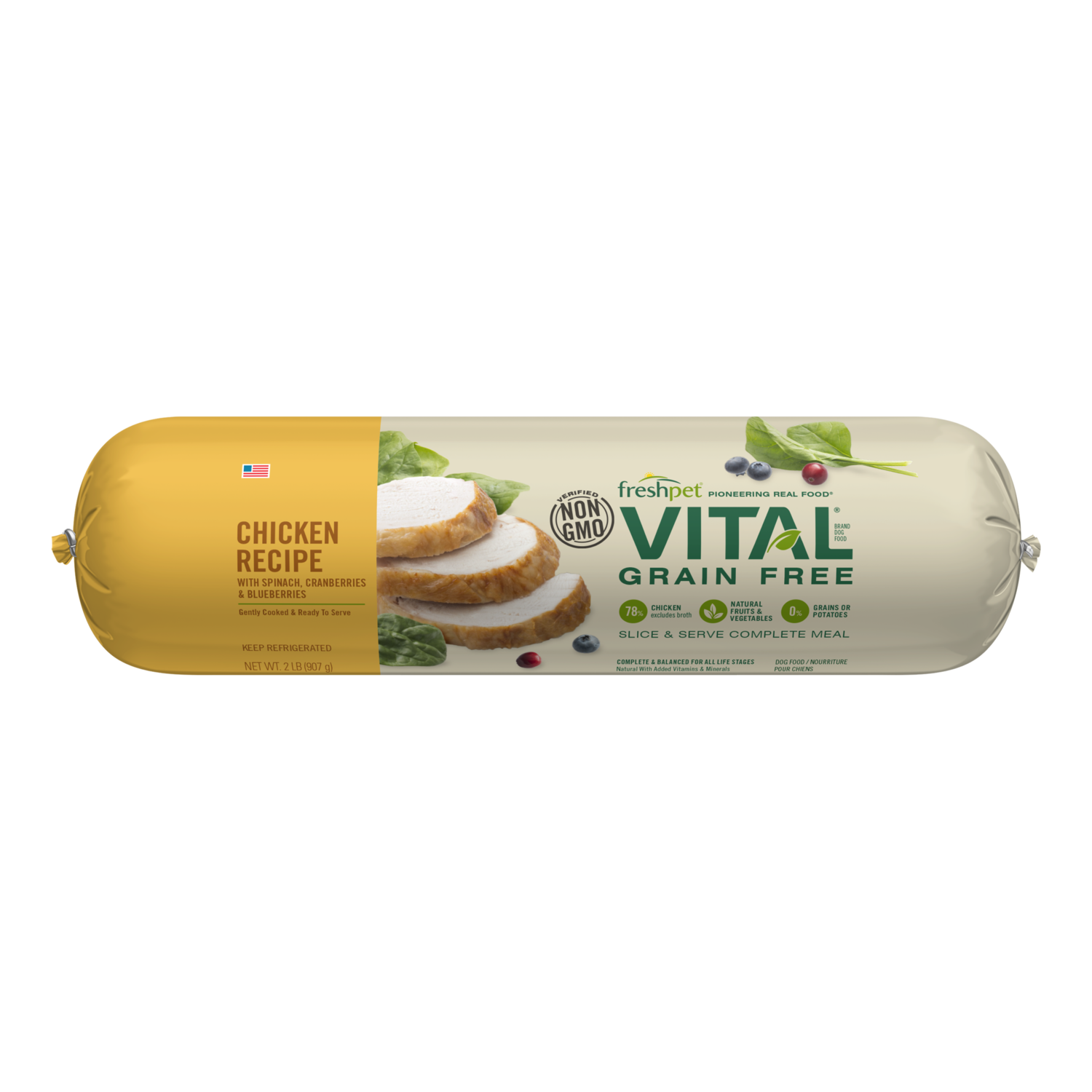 Grain Free Chicken Fresh Dog Food Image 0