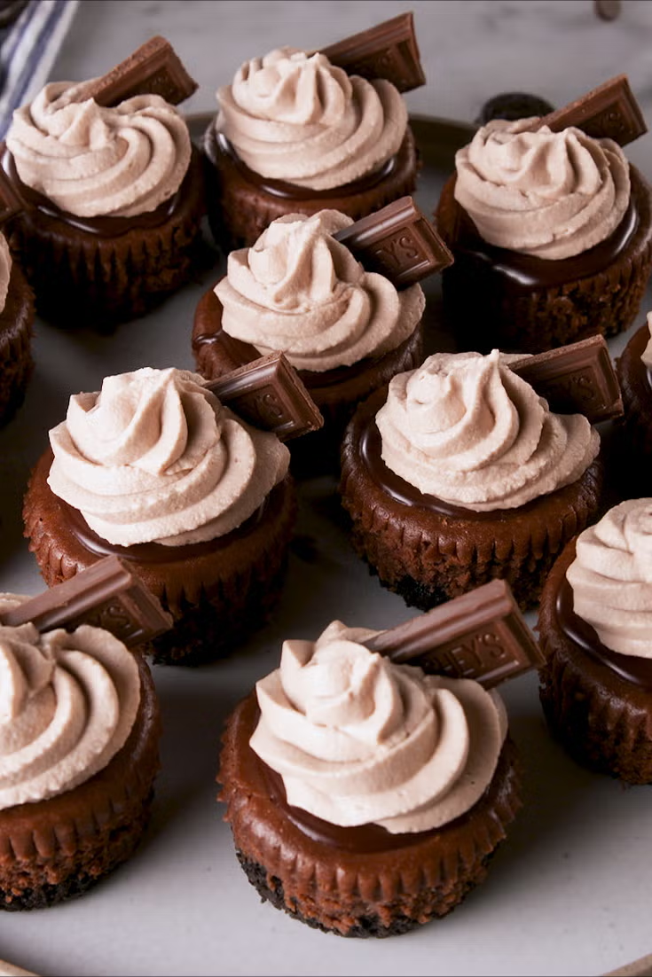 Mini Death By Chocolate Cheesecakes Image