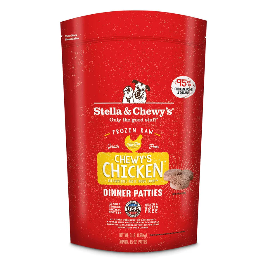 Chewy's Chicken Recipe Frozen Raw Dinner Patties Image