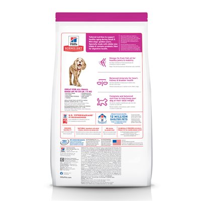 Senior Dog Small & Mini Chicken Meal Barley & Brown Rice Image 1