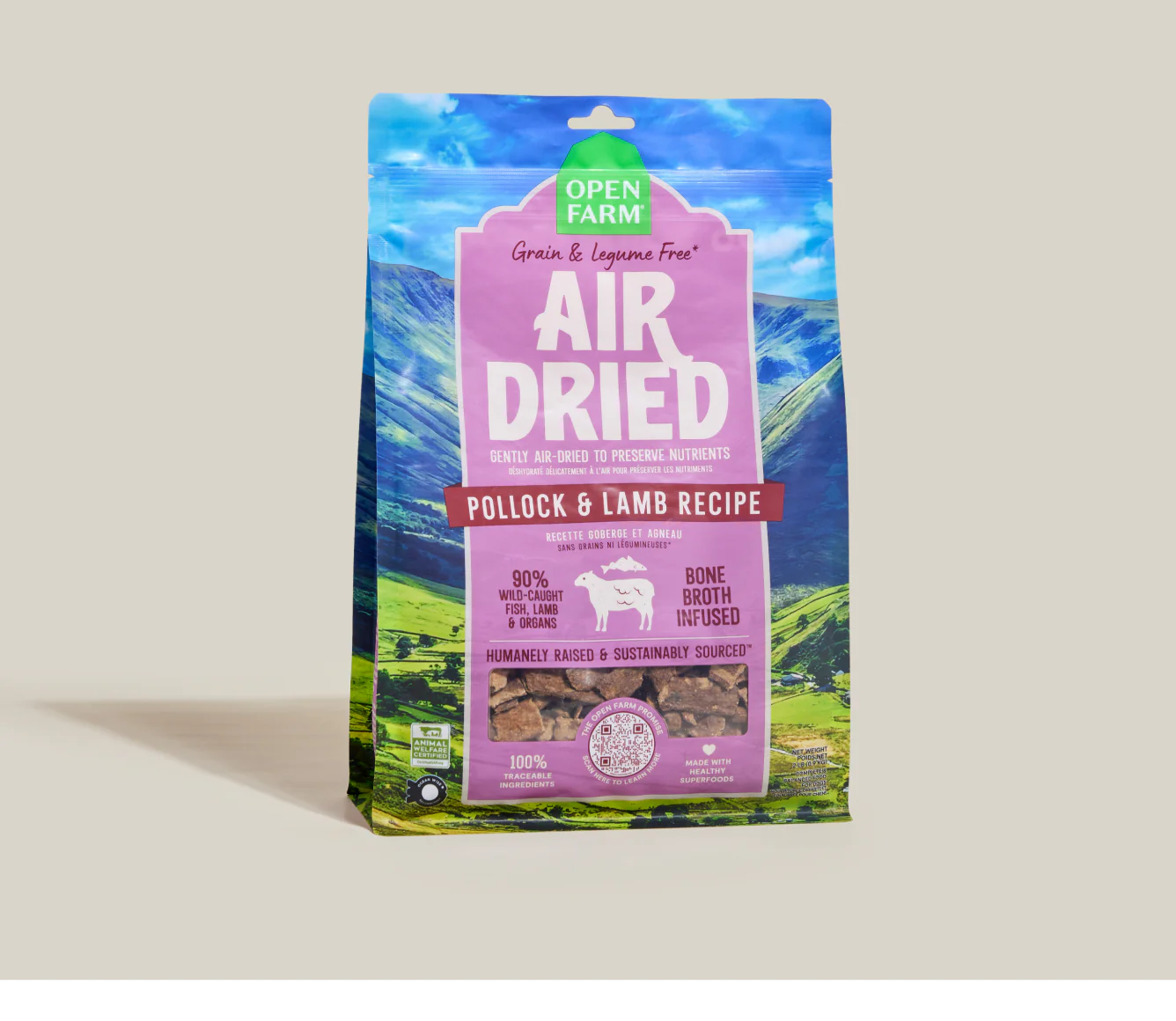 Air Dried Pollock & Lamb Recipe for Dogs Image