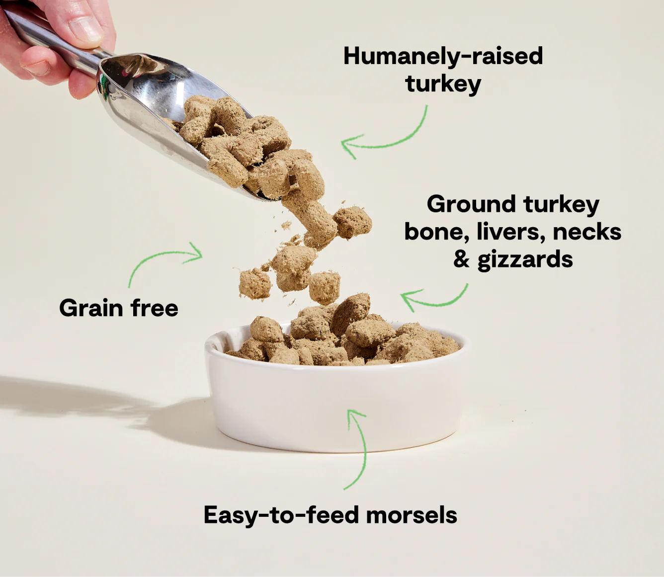 Homestead Turkey Freeze-Dried Raw Dog Food Image 2
