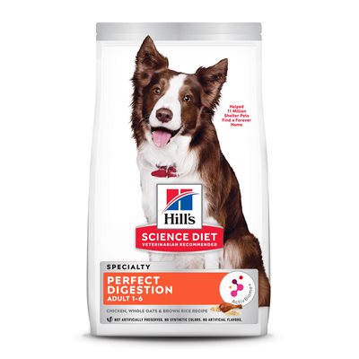 Perfect Digestion Dog Chicken Brown Rice & Whole Oats Image