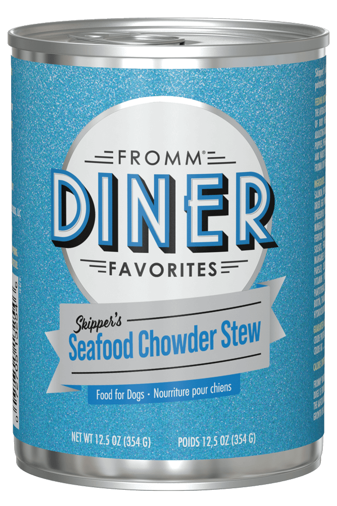 Diner Favorites Skipper's Seafood Chowder Stew Wet Dog Food Image